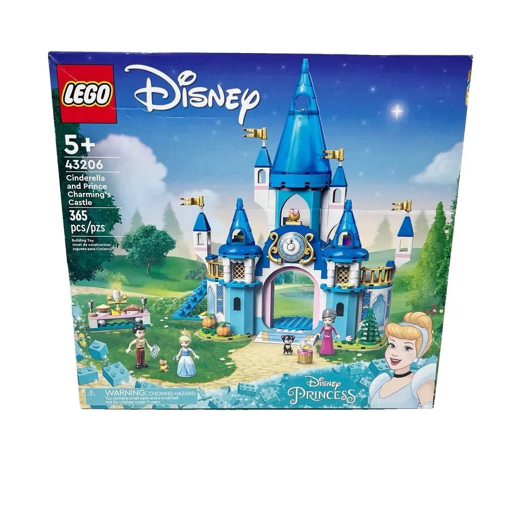 LEGO Disney Cinderella and Prince Charmings Castle 43206 NEW Sealed  *READ